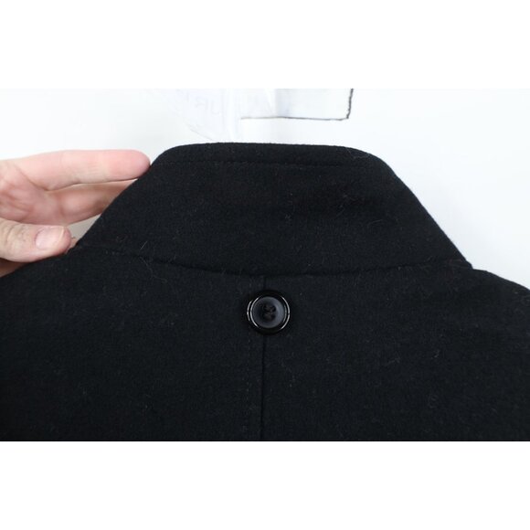 Vintage 80s 90s Streetwear Womens Medium Dolman Sleeve Wool Overcoat Jacket USA - Picture 13 of 15